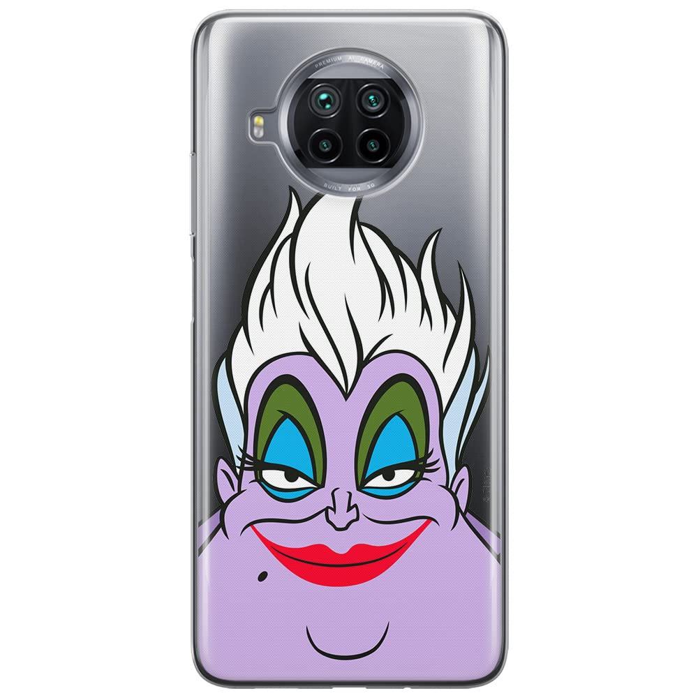 ERT GROUP mobile phone case for Xiaomi MI 10T LITE/REDMI NOTE 9 PRO 5G original and officially Licensed Disney pattern Ursula 002 adapted to the shape of the mobile phone, partially transparent