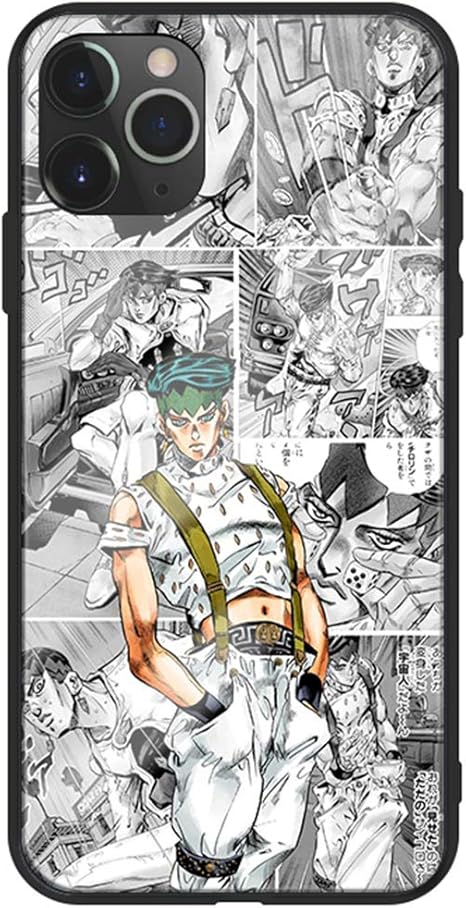 Amazon Co Jp ジョジョの奇妙な冒険 ジョジョ Jojo イラスト 鏡面ガラス スマートフォン Iphonex Iphone X 強化 ガラス 携帯 スマホ ケース アニメ アイフォン 携帯電話ケース ハードケース カバー 携帯カバー スマホカバー 74 ホビー