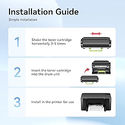 62D1H00 Black Toner Cartridge with Chip 1-Pack High