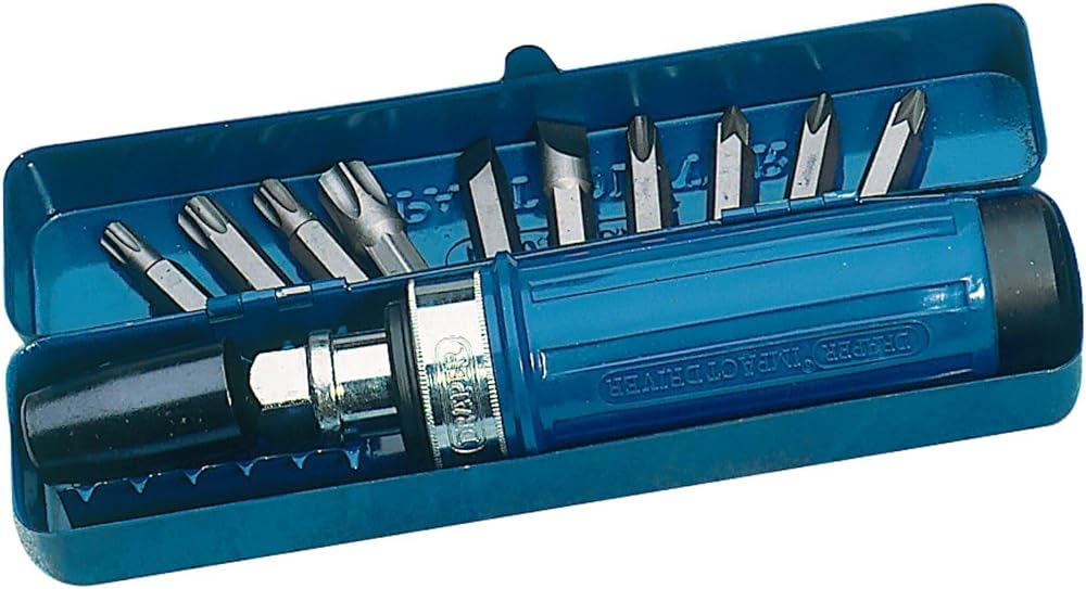 Draper Expert 12 Piece Impact Screwdriver Set with Case