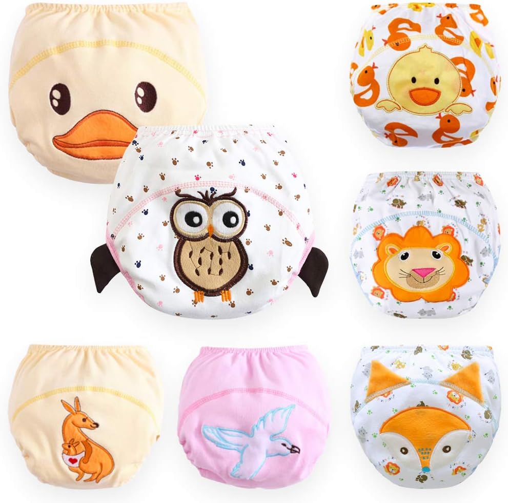 Max Shape Baby Toddler 7 Pack Toilet Training Pants Nappy Underwear Cloth Diaper