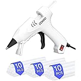 COMTO Hot Glue Gun Kit with 30 Sticks, 20W Fast Preheating Mini Hot Glue Gun and Sticks Set for School Crafts DIY Arts and Qu