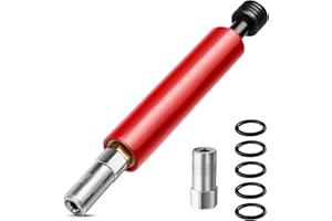 Grease Fitting Cleaning Tool, Grease Zerk Cleaning Tool Include Extra Hydraulic Coupler and O-Ring, Cleans and Flushes Out Ol
