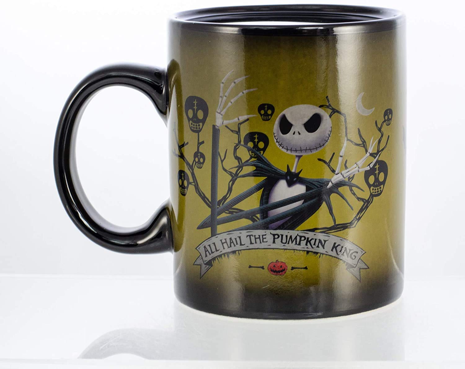 Nightmare Before Christmas Jack Skellington All Hail King Jack 11oz Heat Reveal Mug