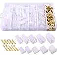 Swpeet 580Pcs 2.8MM Automotive Electrical Wire Connectors Kit, 2.8mm 2 3 4 6 9 Pin Automotive Electrical Wire Connectors Pin Header Crimp Wire Terminals