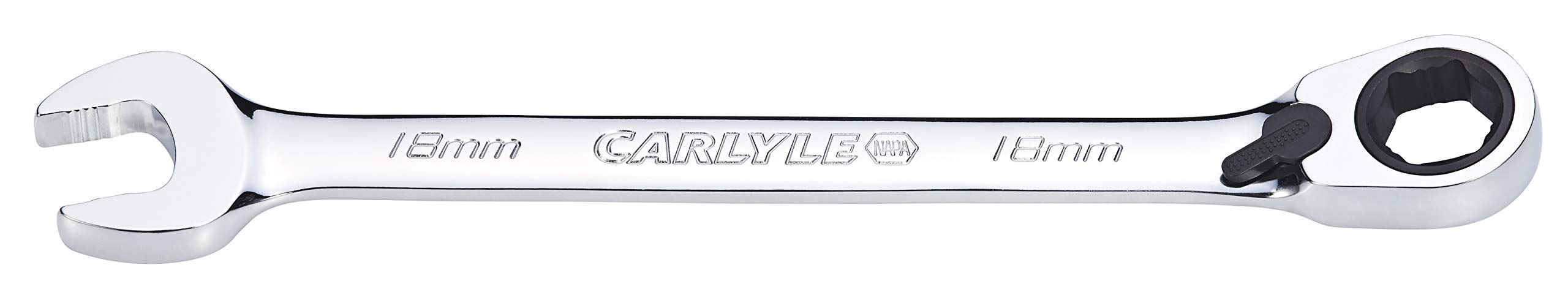 Carlyle Hand Tools Spanner - Reversible Ratcheting - Metric - 18 mm