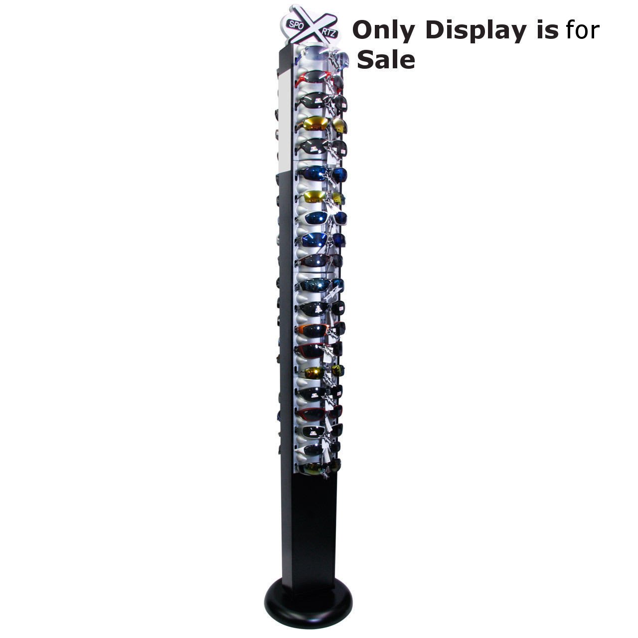 Floor Model Sunglass Display Rack 73 H x 11.5 W x 11.5 D