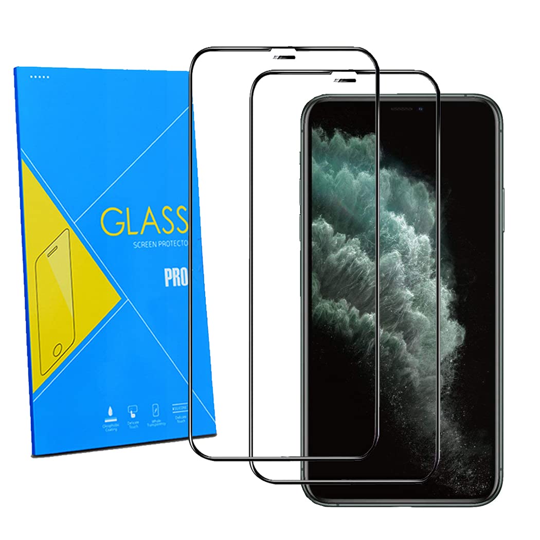 GAPlus [2-Pack] Screen Protector for iPhone 11 Pro MAX 6.5"/ iPhone XS MAX 6.5" Tempered Glass Film, [Case Friendly][Anti-Scratch][Anti-Shatter] For iPhone 11 Pro MAX, iPhone XS MAX 6.5"