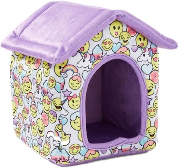 Justice Girls Emoji Pet Shop Plush House/Doghouse