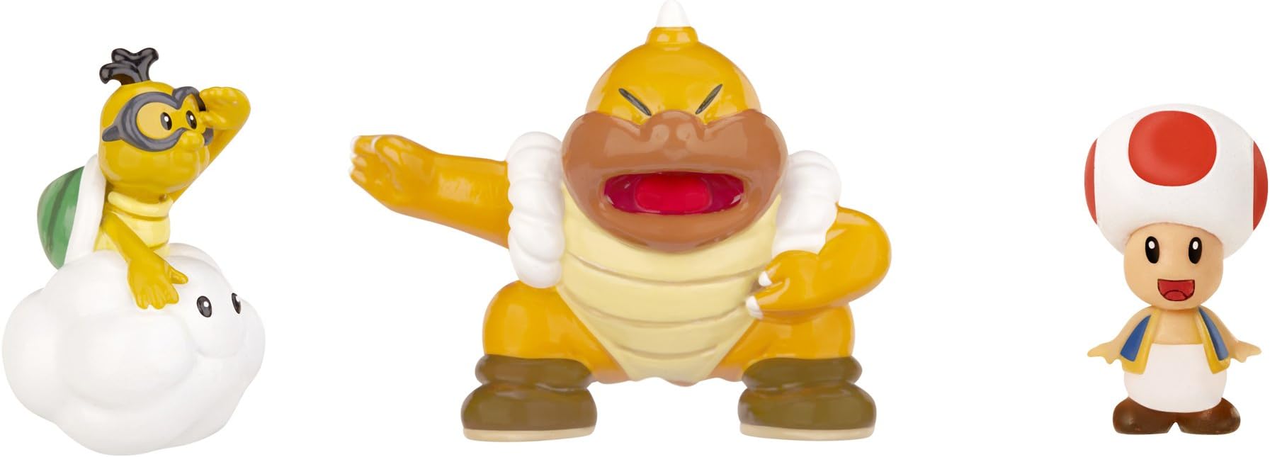 NINTENDO Mario Bros Universe Micro Wave 2 Red Toad, Lakitu, Sumo Bro 3 Pack