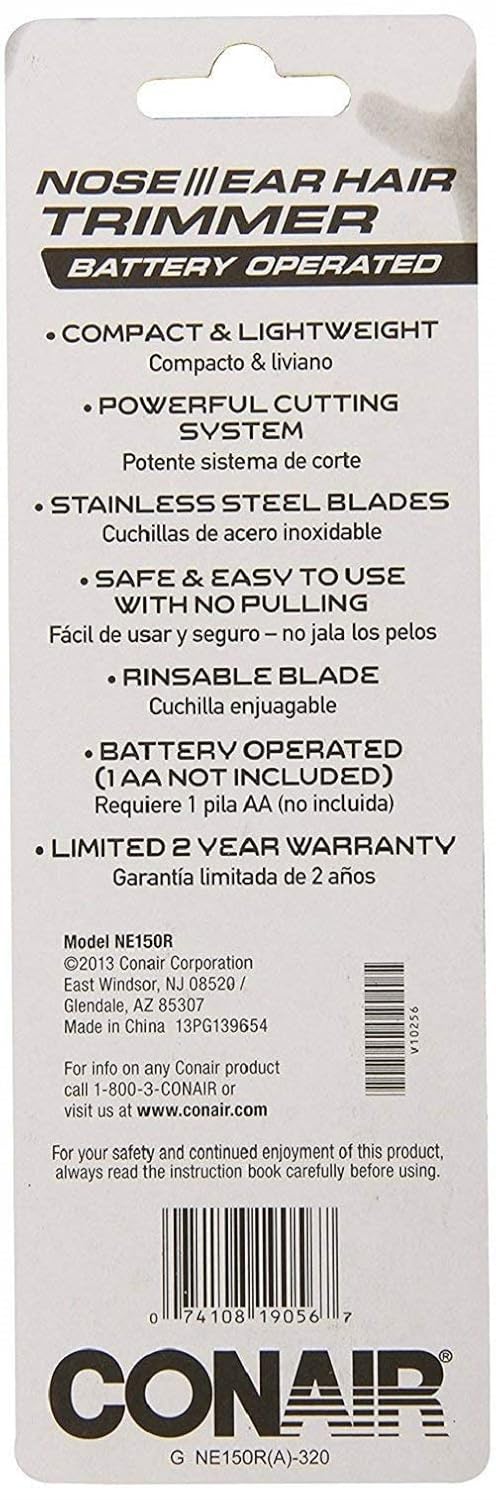 Conair Nose And Ear Hair Trimmer Pack Of 6 Amazon Co Uk Beauty