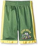 John Deere Little Boys' Moving Tractors Short, Green/Yellow, 5