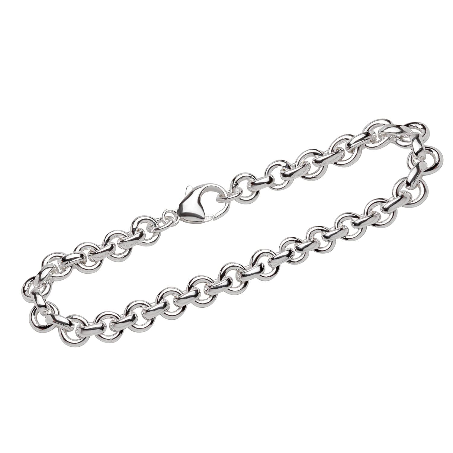 NKlaus bracelet 925 sterling silver 19cm prestige chains men anchorchain bracelet chain 12741