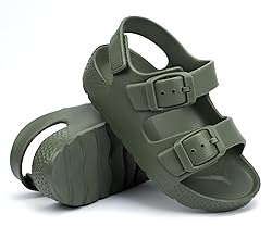 ChayChax Toddler Boys Girls Double Buckle Sandals