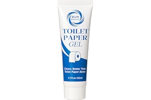 Bum Breeze Toilet Paper Gel – Travel Size (1.7oz) – One Pack – Wet Wipe Alternative & Flush Safe – Toilet Paper Foam, Spray, or Lotion Substitute