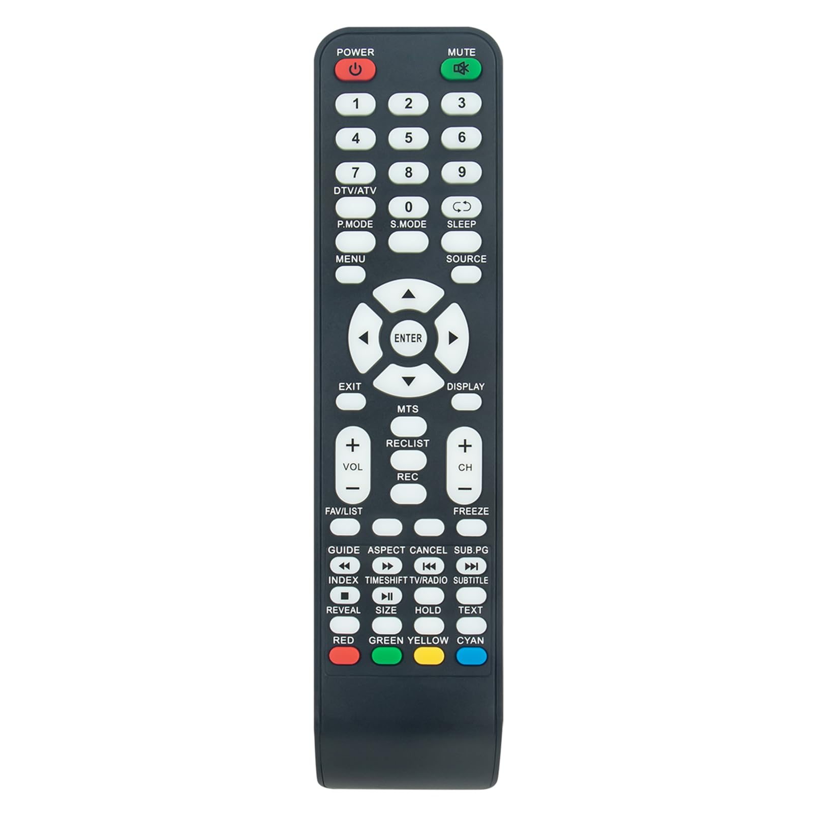 ALLIMITY Replace Remote Control fit for EVERLINE CHROMIA BSL BRANDT BOGQ BELSON AQPROX ANSONIC SEEVIEW 472614 EX0012 APPTV24FHD BSV-3295 BO0022FHD B4042FHD BSL-191(V2) 32CZE1PVR EVE4N81EL