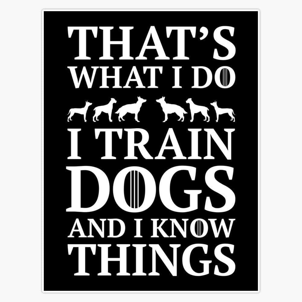 Amazon.com: Dog Training And Gifts Vinyl Waterproof Sticker Decal Car ...