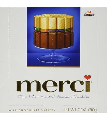 Amazon.com: Merci European Chocolates 7oz 200g 16 Chocolates