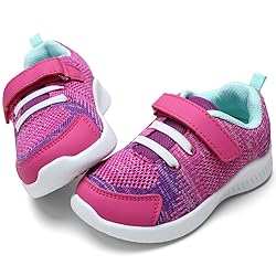 nerteo Toddler Girl Tennis Shoes Cute Kids Girls