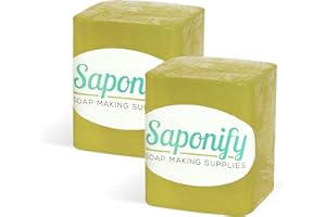 SAPONIFY SOAP MAKING SUPPLIES Saponify - 2Lb Hemp Seed Oil Melt and Pour Soap Base, Natural Skin-Enhancing Hemp Oil Soap Base, Easy to Use Glycerin Soap Base for DIY Soap Making