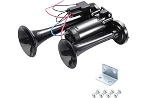 RUPSE Air Horn with Compressor 150 dB 12V for Cars Trucks Boats Motorcycles
