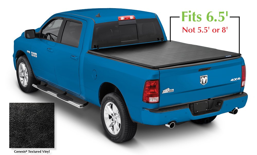Tyger T2 Roll Up Low Profile Tonneau Cover Fits 2009 2019 Dodge Ram 8ft Bed