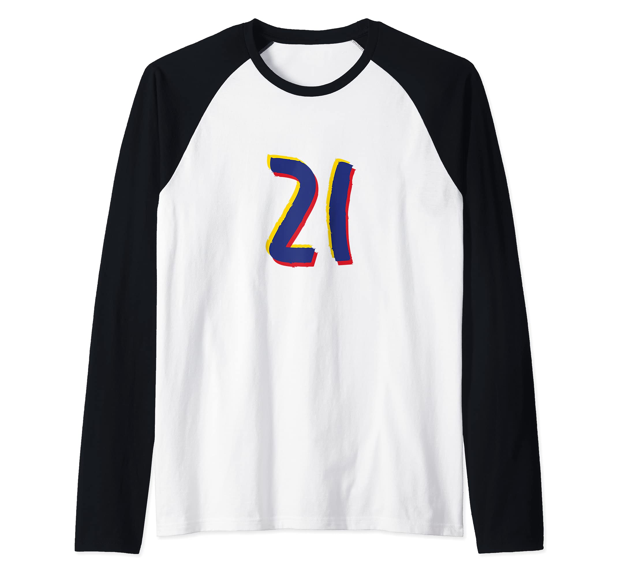 Flag Venezuela Raglan Baseball Tee