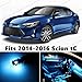 9 X Premium ICE BLUE LED Lights Interior Package Kit for 2014-2016 Scion tC