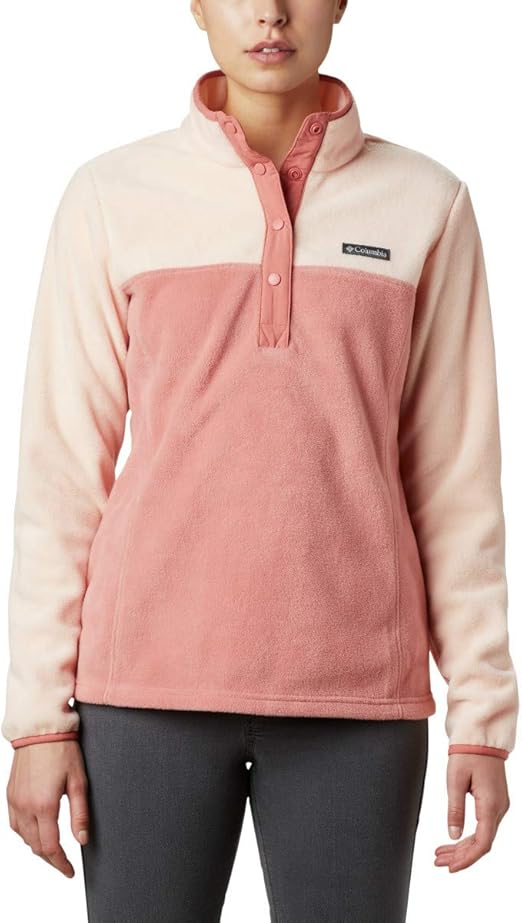 columbia women's benton springs half zip fleece pullover