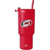 Simple Modern Officially Licensed NHL 30 oz Tumbler with Flip Lid and Straws | Hockey Insulated Cup Stainless Steel | Gifts for Men Women | Trek Collection