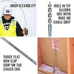 Klein Tools 53718 Flex Bit Auger with Screw