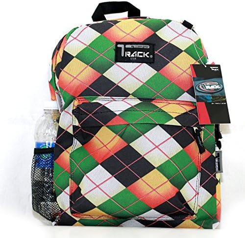 Track 16.5" Multipurpose Backpack for Boys and Girls (16.5 inch, Chcker)