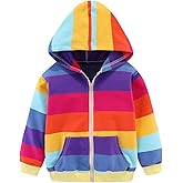 DDSOL Baby Girl Zip-up Jacket Toddler Hoodie Sweatshirt Light Winter Coat Fall Outwear 2t-7t