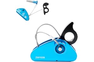 ZiBeiLe Detachable Rope Grab Ascender, Gravity Grabber Fits 11-13 MM Rope, 15 KN Load Capacity, Ideal for Rock Climbing, Tree Climbing and Rescue