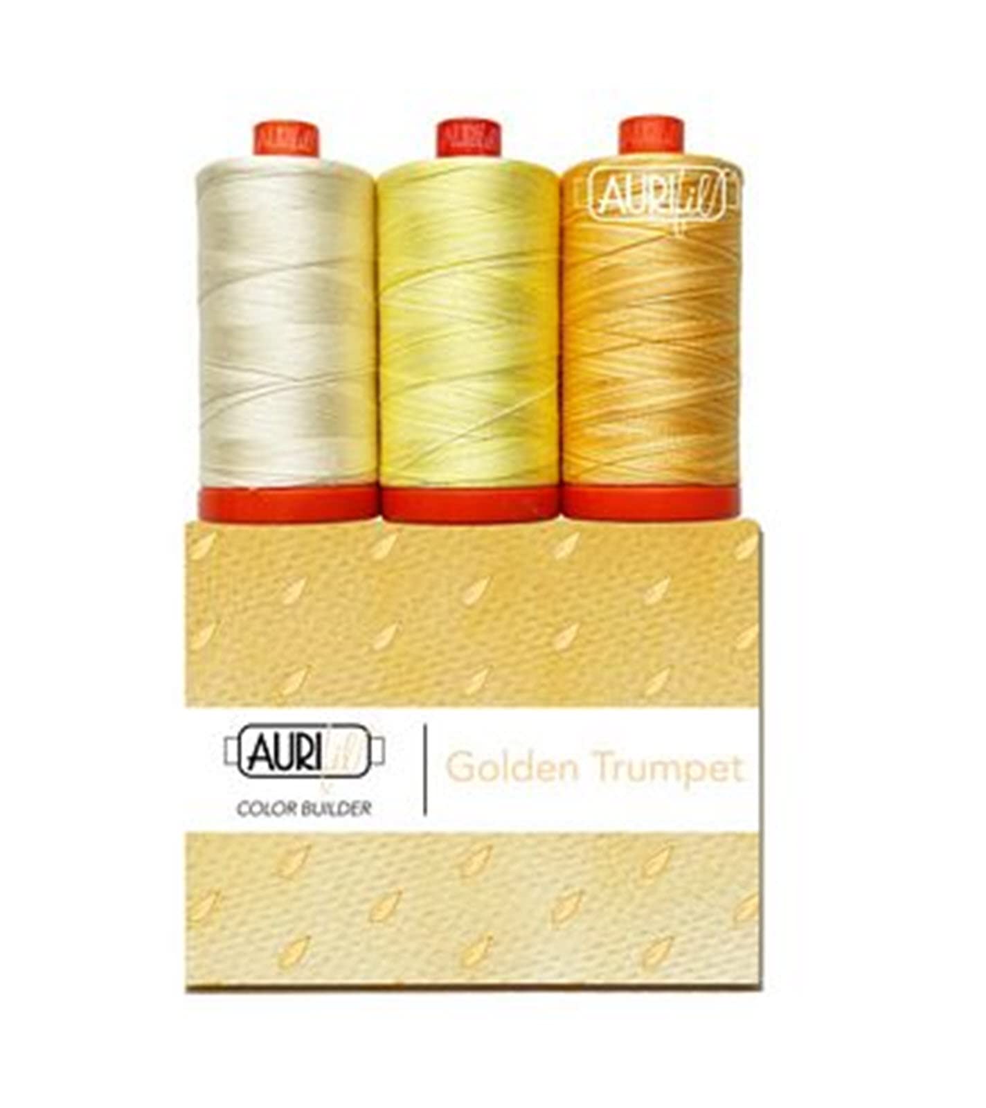 Aurifil 50wt Cotton Color Builder Thread Collection-Golden Trumpet — image 1