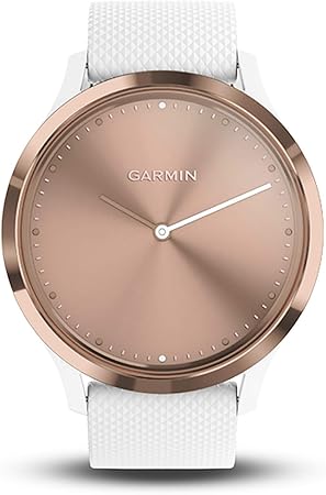 Garmin vívomove HR, Hybrid Smartwatch for Men and Women, White ...