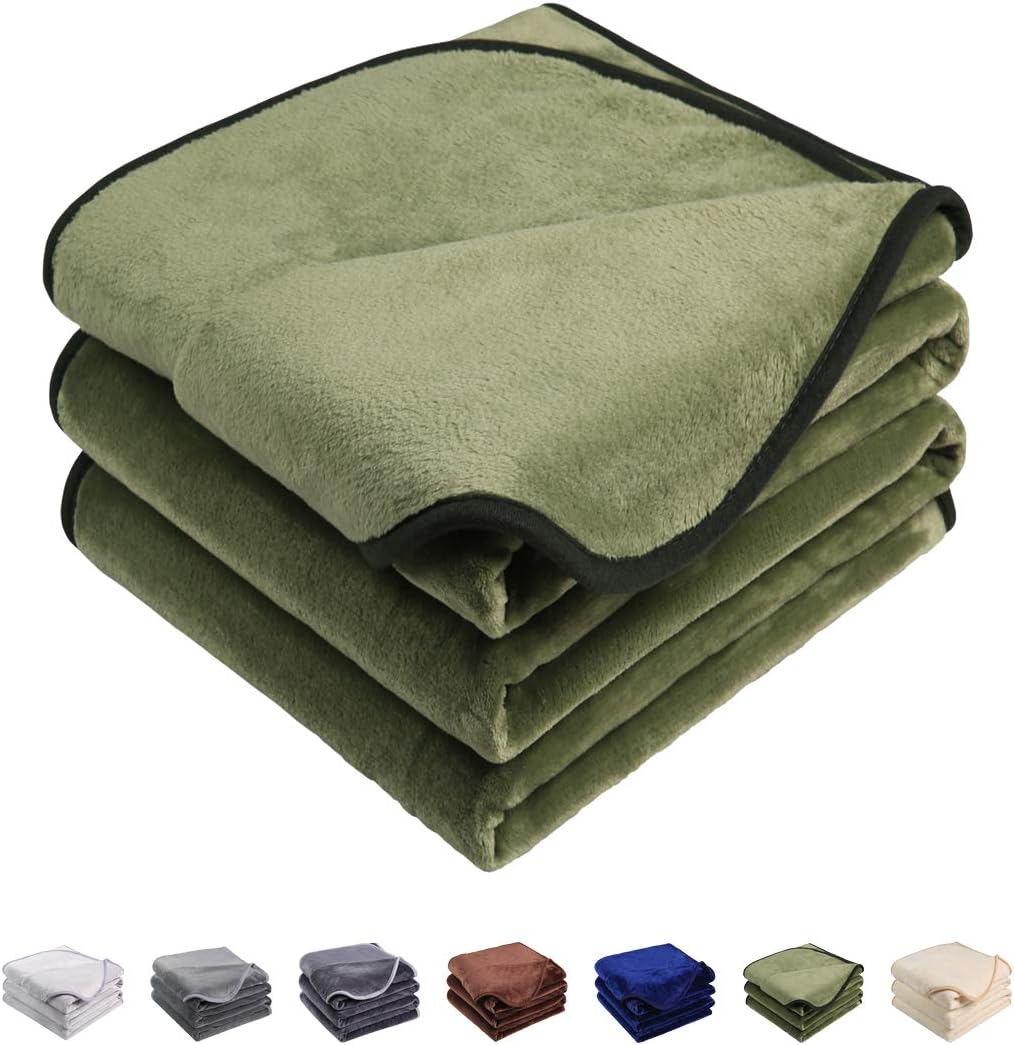 EMONIA Luxury Fleece Blanket,330GSM King Size Blankets