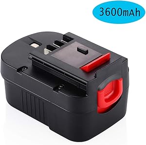 Upgraded Powerextra 14.4V 3600mAh High Capacity HPB14 Battery Compatible with Black & Decker 14.4v HPB14 Firestorm 499936-34 499936-35 FSB14 A14 BD1444L HPD14K-2 CP14KB HP146F2 CDC140AK