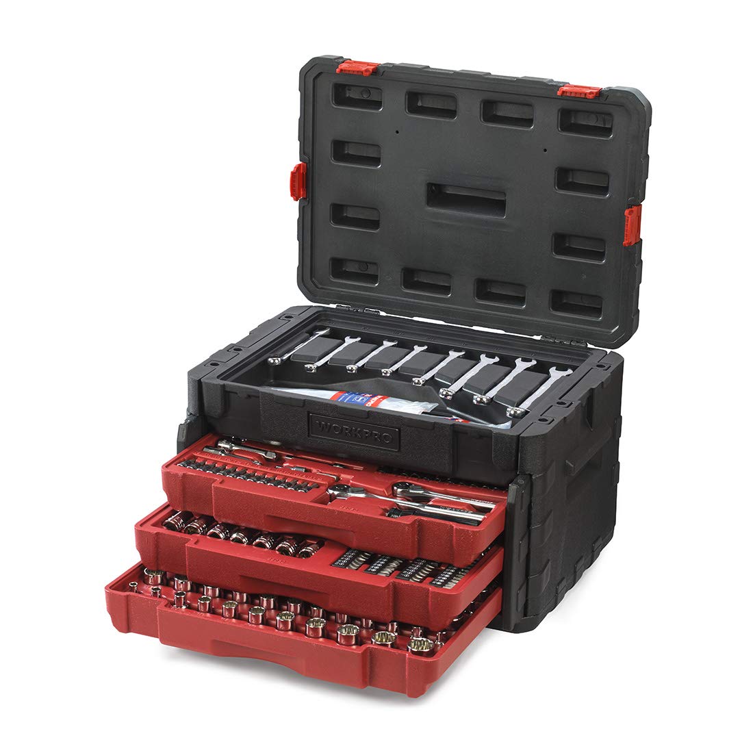 Craftsman 350 Piece Mechanic's Tool Set with 3 Drawer Case Box 350pc