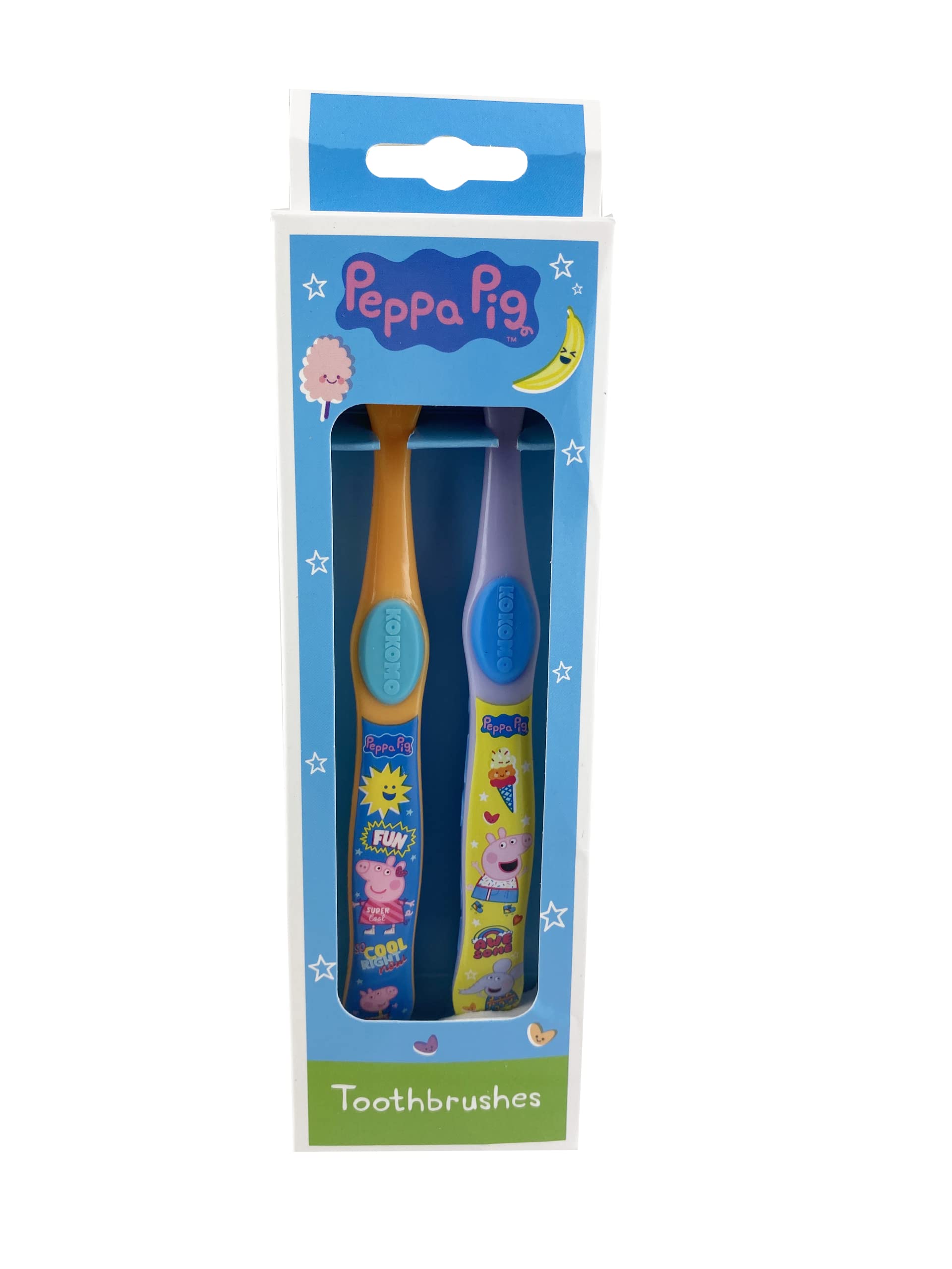 PEPPA PIG Toothbrush Twin ,2 Count ( Pack of 1)