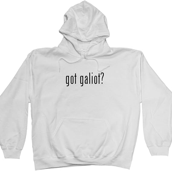 got galiot? Adult Men�s Hoodie, White, Medium