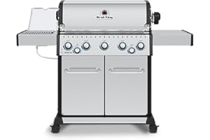 Broil King 876947 Baron S 590 Pro IR, Natural Gas (NG), Stainless Steel, Black