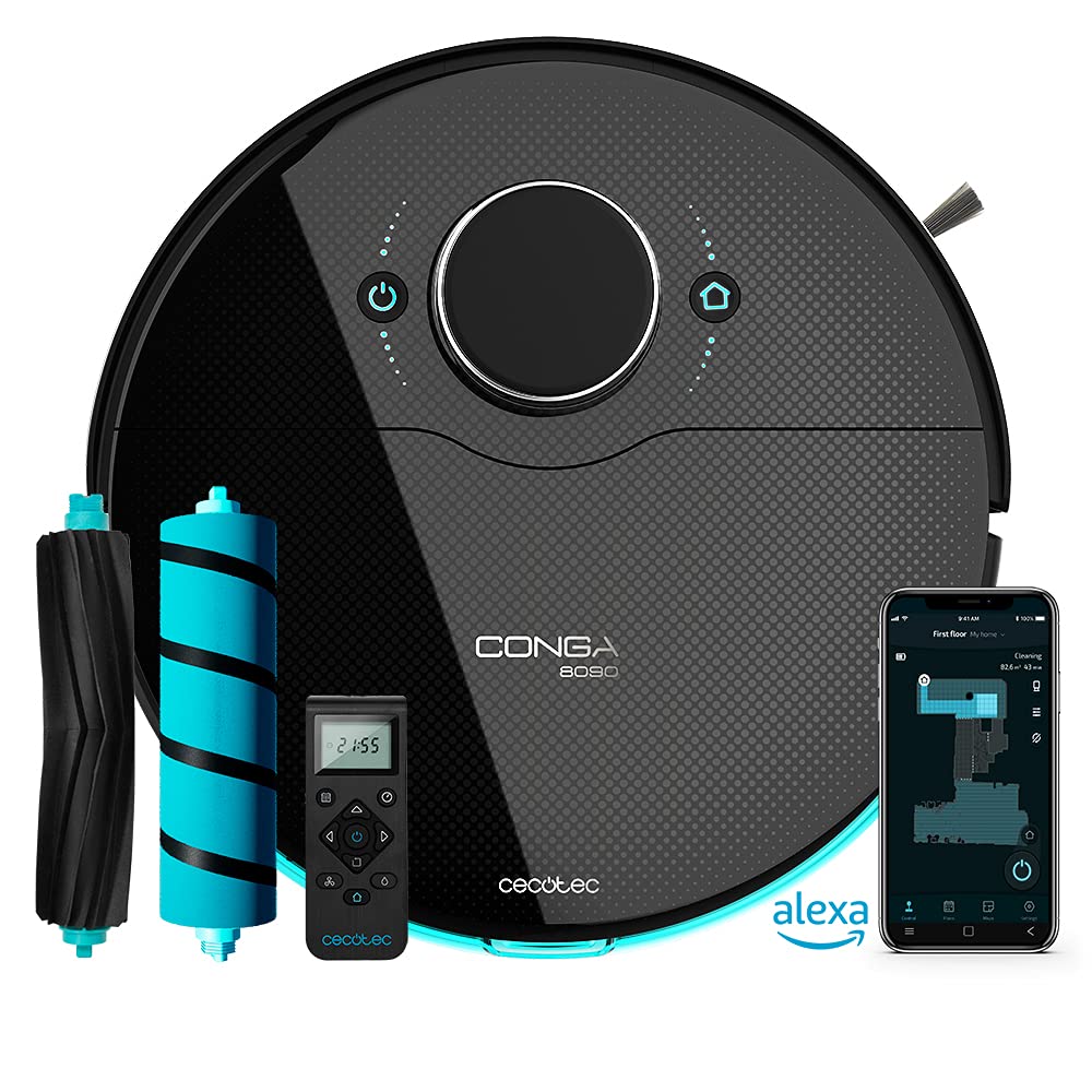 Cecotec-Robot-Aspirador-Conga-8090-Ultra-Tecnologia-laser-Friega-Aspira-y-Barre-a-la-Vez-Maxima-Potencia-10000-Pa