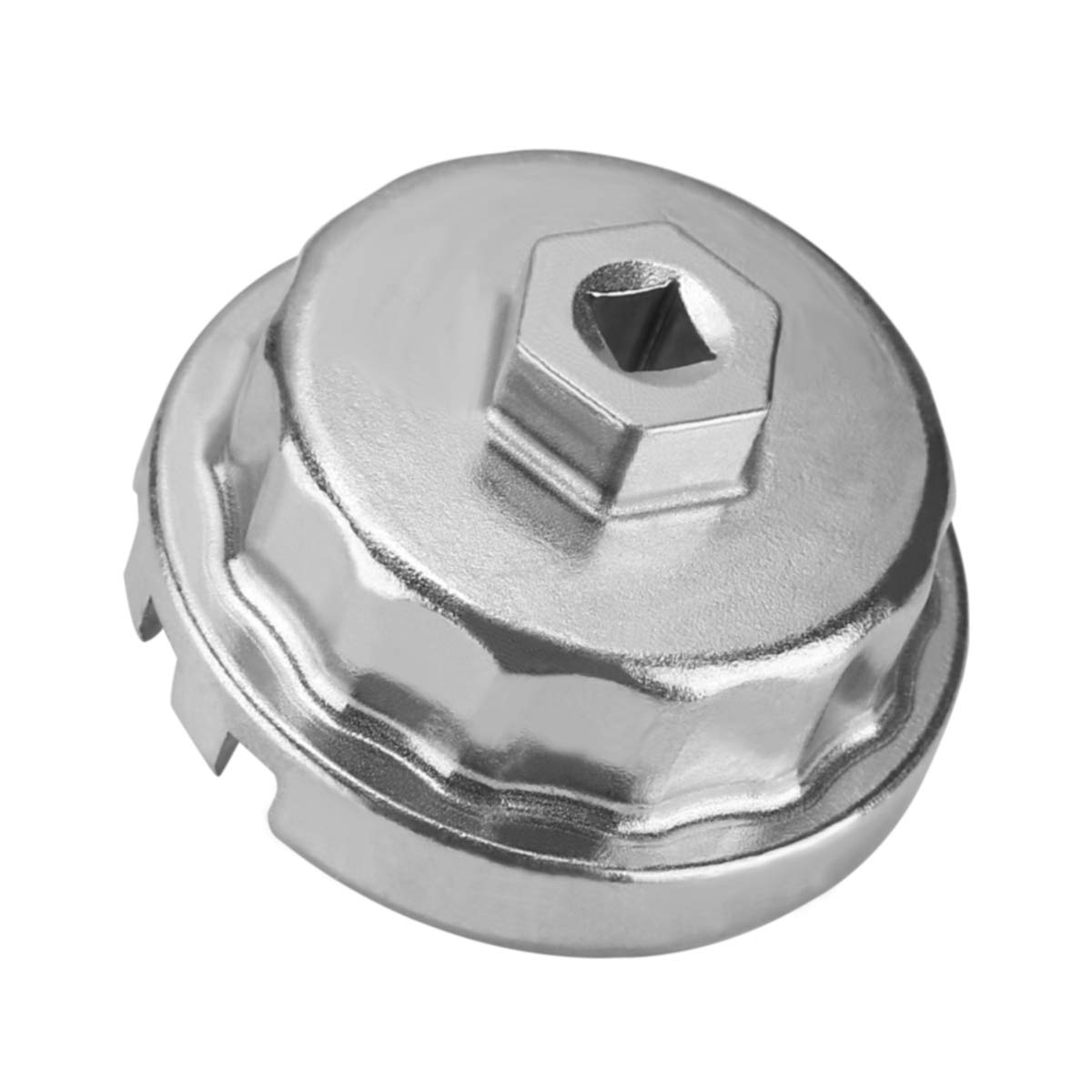HONGNAL Oil Filter Wrench for Toyota & Lexus 2006 Engines, Oil Filter Cap with 64.5mm Cartridge Style Oil Filter System - Perfect for Corolla, Tundra, Land Cruiser, 4Runner, Sequoia & Lexus and More