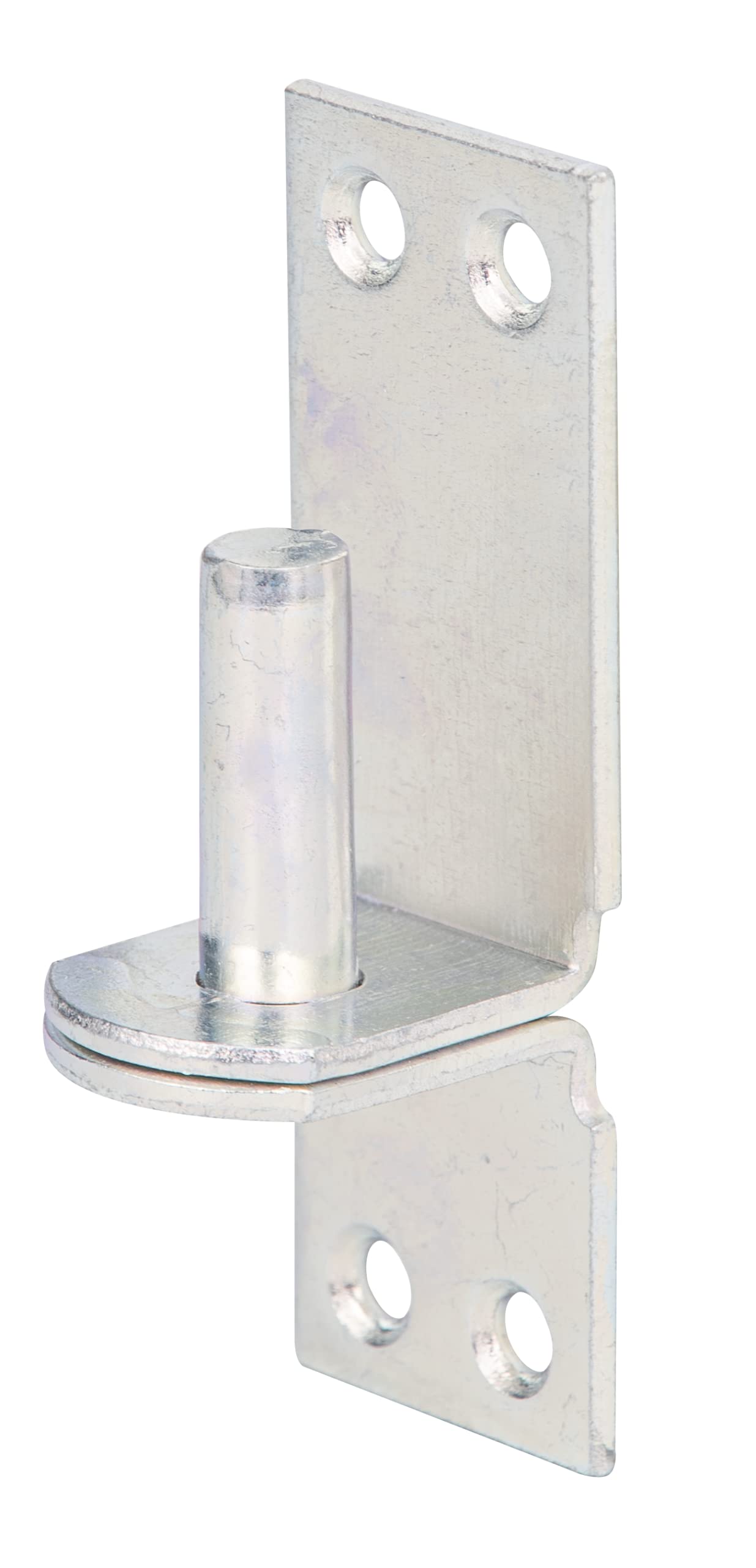 GAH-Alberts 311155 Bracket on Plate | in The Versions with DI or DII Hooks | Yellow galvanised | Backset Diameter 10 mm | Plate 90 x 30 mm — image 1