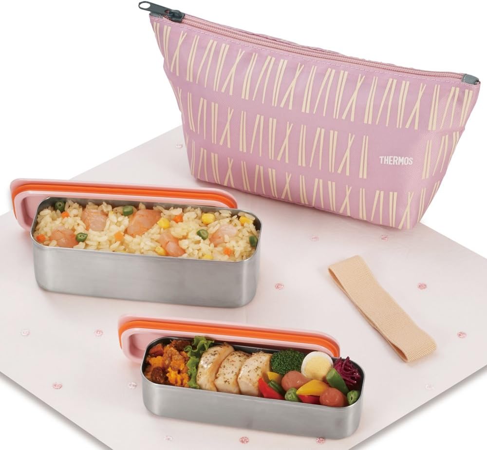 サーモス フレッシュランチボックス 2段式 モモ