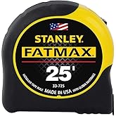 STANLEY FATMAX Tape Measure, 25-Foot, 4 Pack (33-725)