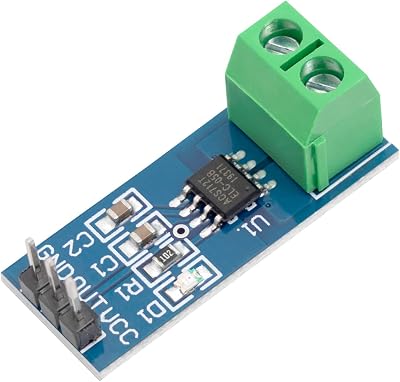 AZDelivery ACS712 20A Current Sensor Module for Arduino Raspberry Pi with E-Book