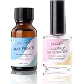 Gellen Nail Dehydrator and Nail Primer, Long-Lasting Air Dry (Acid Free) for Acrylic Powder and Gel Nail Polish, Superior Pro