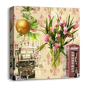 for Living Room Bedroom Vintage Artwork